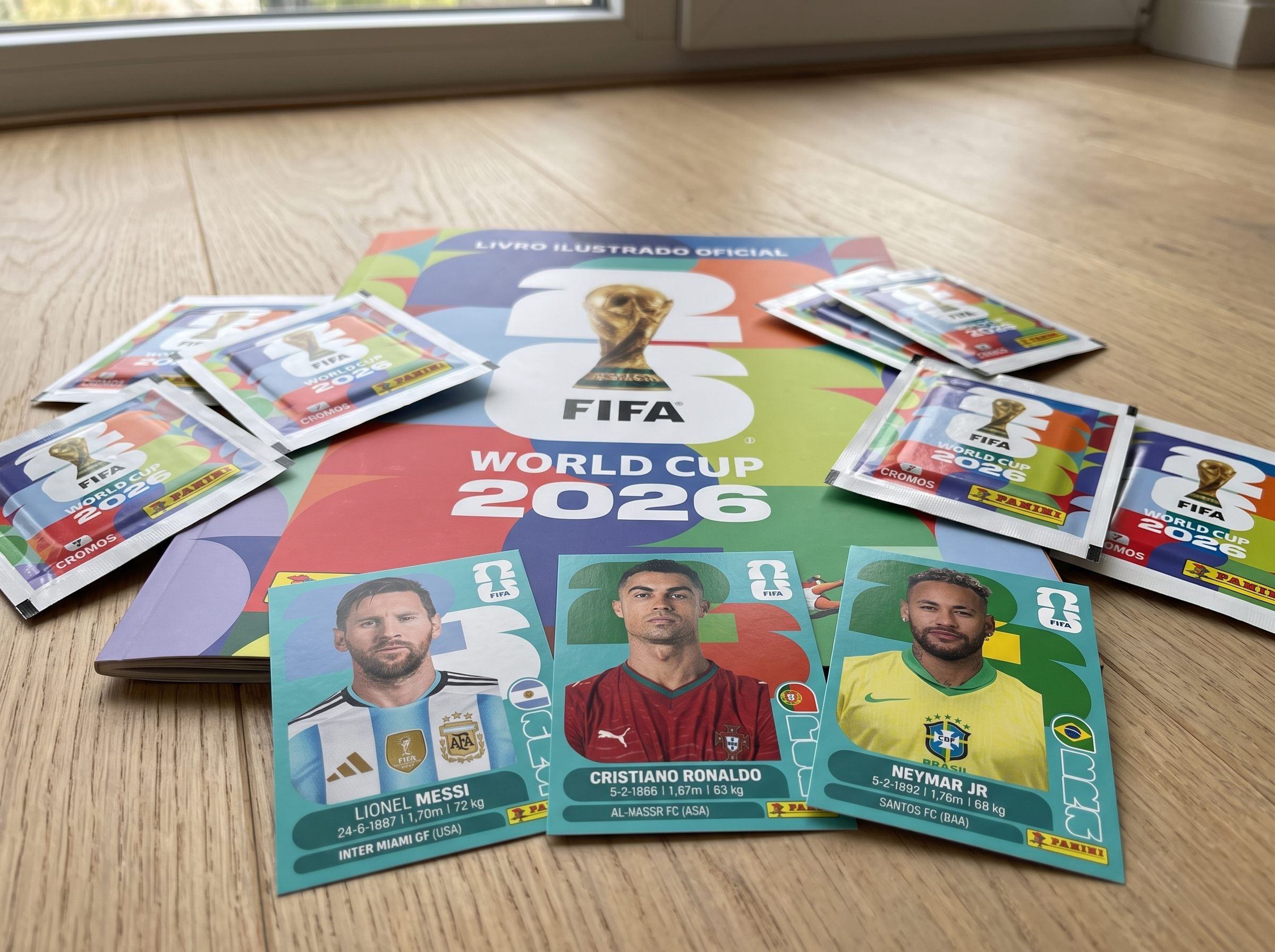 Álbum FIFA World Cup 2026 — todos os craques